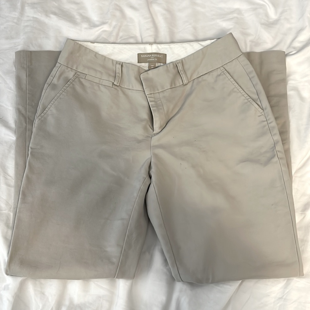 Banana republic dress pants, size 2S (short), Jackson Fit, color tan